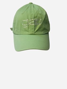 GAP Light Green Rhinestone Logo Baseball Cap